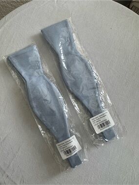 Birdy Grey Dusty Blue Matt Self-Tie Bow Ties (Pair)